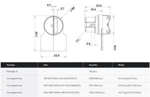 Precinto de Seguridad de Plástico Ligero CLIXAR TWISTEIRO para Sellado y Protección de Paquetes, Rango de Temperatura de -50 °C a +120 °C - Product Image 6