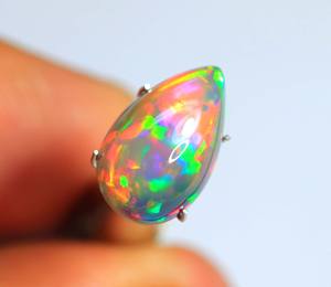 อัญมณีโอปอลทรงหลังเบี้ยของชาวเอธิโอเปียอัญมณีโอปอลทรงหลวมสวยงามขัดอย่างดีพลอยโอปอลเอธิโอเปียหลายสีฉูดฉาด - Product Image 6