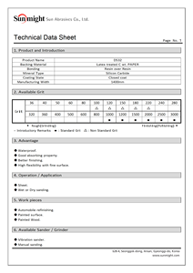 Hojas de acabado impermeables de carburo de silicio Sun Might de alta calidad, 230x280mm, grano grueso ultrafino para trabajo de superficie de precisión - Product Image 6