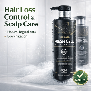 Champú AOMI Fresh Cell Anticaspa, Nutritivo, Iluminador, Refrescante, Profesional, para el Cuero Cabelludo, con Ingredientes Herbales en Gel - Product Image 5