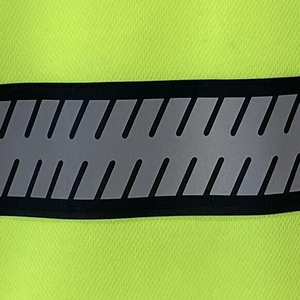 T-shirt haute visibilité avec logo personnalisé T-shirt de construction à manches courtes de sécurité réfléchissant classe 2 chemises de travail réfléchissantes jaune fluorescent - Product Image 4