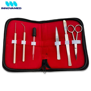 Kit de Disección Científica para Estudiantes, Bisturí Estándar, Juego de 6 Instrumentos de Acero Inoxidable, Certificado CE, Dispositivo Médico Clase I - Product Image 2