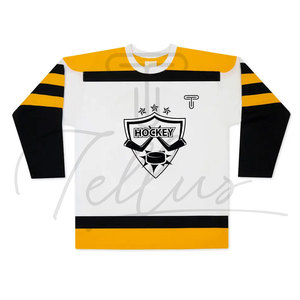 Nuevo Diseño de Jersey de Hockey sobre Hielo 100% Poliéster Transpirable de Secado Rápido Servicio OEM Personalizado TELLUS APPAREL Precio Económico al por Mayor - Product Image 4