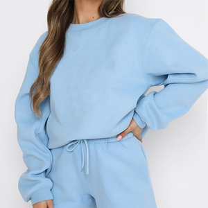 Glamour Trendy Femmes Coton Polaire Polyester Crop Top Sweat À Capuche Importé Du Pakistan Sportif Style Décontracté Hiver - Product Image 3