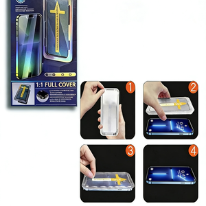 ฟิล์มกระจกนิรภัยแบบเต็มจอ ความแข็ง 9H บางเฉียบ สำหรับ 11/12/12 Pro/13/13 Pro/14/14 Pro Max/14 - Product Image 2