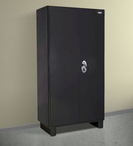 Almirah de metal de gran tamaño para almacenamiento en el hogar y la Oficina con estantes resistentes lisos recubiertos de polvo y cuerpo pesado - Product Image 4