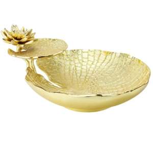 ชามโลหะตกแต่งหรูหรา งานฝีมือสำหรับเสิร์ฟขนมและคุกกี้ ชามโลหะแบบกำหนดเองสำหรับตกแต่ง - Product Image 2