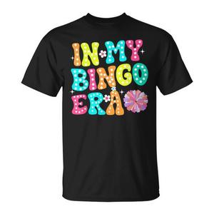 T-shirt retrò groovy In My Bingo Era, abbigliamento promozionale vintage - Product Image 1