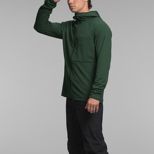 Vente en gros de sweats à capuche zippés pour hommes avec logo personnalisé 100% coton teint en couleur vierge pour l'hiver - Product Image 3