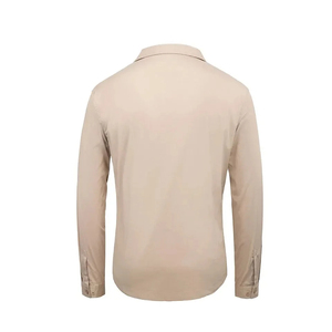 Jacobite-Chemise d'été décontractée pour homme, en coton sergé, col montant, design Ghillie durable, chemise tricotée pour homme - Product Image 6