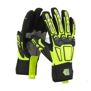 Gants de sécurité de travail durables avec revêtement antidérapant assurant un confort de prise en main sûr et une protection pour l'utilisation en entrepôt et en machines - Product Image 5