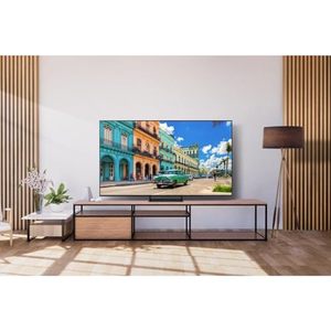 55-Inch 4K Smart <b>TV</b> <b>with</b> Slim Design 120Hz Refresh Rate LED <b>Backlight</b> HD Definition Black Cabinet for Hotels - Product Image 2