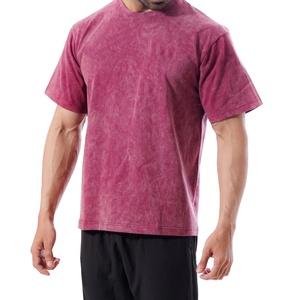 Camisetas de Moda Urbana con Lavado Ácido, Ecológicas, de 220g para Hombre, Diseño Personalizado, Superventas, 100% Algodón, Corte Ajustado, 2026 - Product Image 4