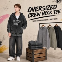 Sweat-shirts vintage en coton épais 100 % écologiques, confortables, respirants, amples, classiques, unis, délavés à l'acide, vente en gros