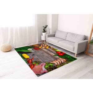 Tapis imprimé vibrant : Tapis de cuisine moderne, coloré et personnalisé, tapis doux non tissé - Product Image 3