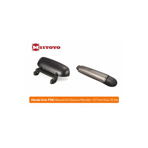 Para Honda Civic FD6, juego de 2 piezas: pestillo de reposabrazos manual y caja de almacenamiento central para palanca de freno de mano - Product Image 2
