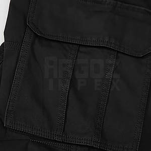 Pantalones Cargo lavados de algodón 100% para hombre, uso al aire libre, ropa de entrenamiento informal de cintura media de talla grande - Product Image 5
