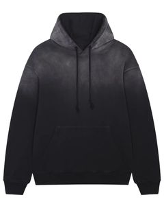 Sudadera con Capucha Negra Lavada al Ácido Personalizada para Mujer, Sudadera Holgada de Forro Polar, Ropa Urbana, Fabricante Personalizado, Venta al por Mayor - Product Image 6