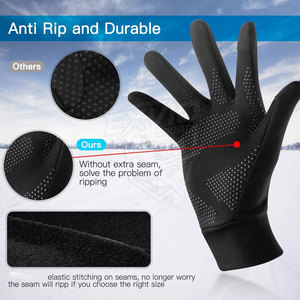 Winter Driving <b>Gloves</b> Windproof Breathable Fabric Winter <b>Gloves</b> For Cold Weather And Outdoor Use - Product Image 3