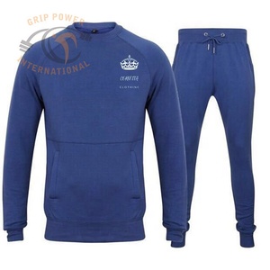 Survêtements pour hommes en molleton de coton 100% personnalisable combinaison de course d'hiver de haute qualité - Product Image 1