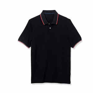 Ropa informal para hombre Polos Venta caliente Nuevo diseño Logotipo personalizado Color sólido Polos transpirables para hombres - Product Image 6