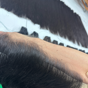 Peluca Frontal de encaje de pelo crudo vietnamita de alta calidad de 8 - 32 pulgadas, encaje HD de textura recta para mujeres negras sin procesar con tamaño de gorra - Product Image 3