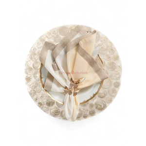 Fournisseur en gros de sets de table ronds en capiz naturel pour les marques de style de vie et le style de table à domicile en provenance du Vietnam - Product Image 2