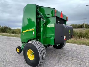 Nouveau modèle de presse à balles rondes de ferme le plus vendu tracteur presse à balles rondes de foin de paille avec roue - Product Image 3
