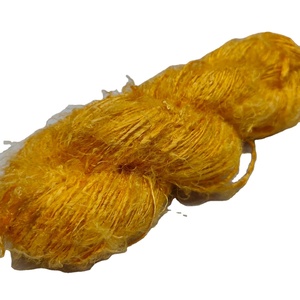 Recycled Banana silk handspun yarn in 128 colors for Knitting weaving Embroidery tufting art and craft