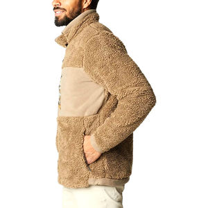 Veste polaire d'hiver à texture douce, couche chaude, fermeture éclair intégrale, style confortable, option de personnalisation de la marque pour une utilisation décontractée, en extérieur ou au travail - Product Image 2