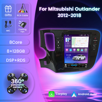Radio de Coche MEKEDE TS con Sistema de Audio Android, Reproductor con WIFI 4G, Compatible con DVR, DSP y TMPS para Mitsubishi Outlander 2012-2018