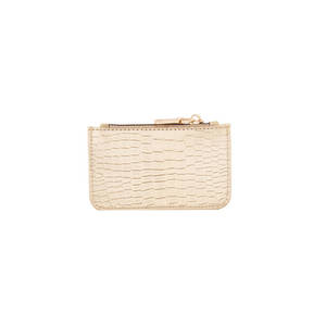 Porte-cartes de visite en PU à motif crocodile doré - Product Image 3