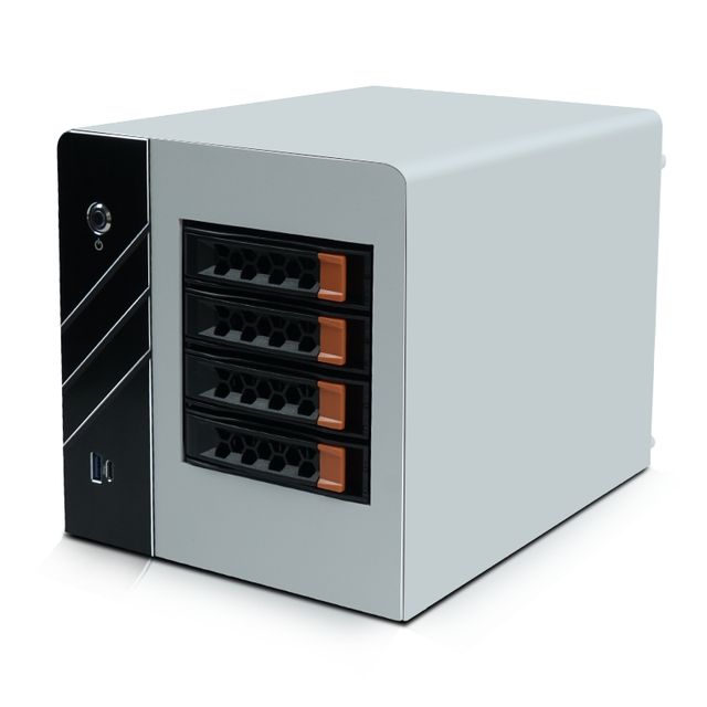 Custom Logo DIY SATA SSD 4TB 4-Bay USB Interface NAS Storage Mainboard Kit for Server Computer N100 Stock