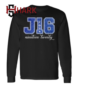 Dernière conception 1920 Zeta Phi Beta Sororité pull à capuche J16 paillettes imprimé 100% coton polaire sweat col brodé - Product Image 1