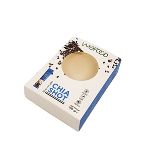 Custom Chia <b>Seeds</b> Packaging Boxes Gold Foil UV Coating Vanishing Varnishing Recyclable 350gsm Paper Carton for Food Grade Nuts - Product Image 1