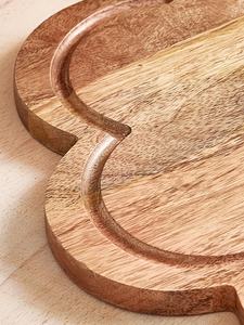 Meilleure vente d'assiette de service en bois de manguier vaisselle et plateau de service de haute qualité sans danger pour l'utilisation - Product Image 4