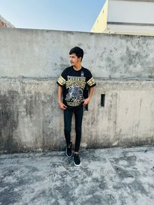 Men's 100% Cotton <b>T</b>-<b>Shirts</b> DTF Printed Quick Dry Crop Top Comfortable <b>Black</b> Color Plus Size Clothing Short Sleeve O-Neck Design - Product Image 6