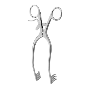Adson Retractor 4X4 Puntas 2cm Hoja profunda Vástagos angulares Instrumentos quirúrgicos de alta calidad - Product Image 2