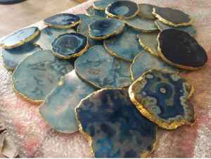 Zehra Industries Meilleure Qualité Design De Luxe À La Main Résine Dessous De Verre Rond pour Tea Time Couleur Personnalisée Taille Personnalisée Tapis De Cuisine Tapis - Product Image 2