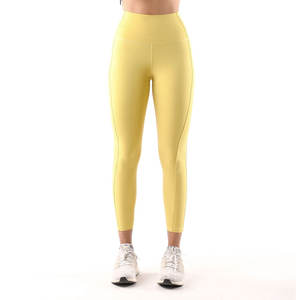Leggings de yoga con logotipo personalizado Ropa deportiva Entrenamiento de cintura alta Pantalones de yoga Medias Leggings de fitness para mujeres - Product Image 1