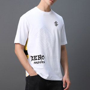 Nouveaux T-shirts imprimés pour hommes adultes - Polyester/coton respirant écologique 220g Couleurs et tailles personnalisées Meilleures ventes en gros - Product Image 2