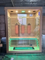 Sauna Interior Portátil Fácil de Montar 2025, Sauna Interior de Madera de Hemlock de Venta Caliente de Fábrica con Uso en Hoteles