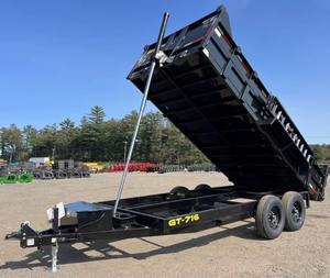Remorque à benne hydraulique agricole durable de 2600 kg pour le transport de sable et de gravier, composant moteur principal de haute sécurité, garantie de 4 ans DE - Product Image 3