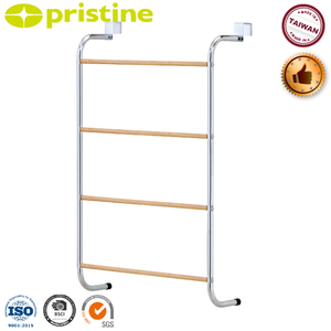 Black Friday SALE Wholesale Taiwan Household Storage Furniture Manufacturer Home Wood Grain Bathroom <b>Over</b> <b>Door</b> <b>Towel</b> <b>Rack</b> - Product Image 2