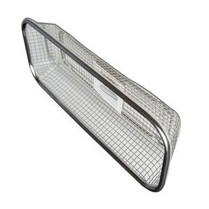 Plateau d'autoclave médical de qualité supérieure Plateau de maille d'instruments chirurgicaux Panier de stérilisation en treillis métallique en acier inoxydable allemand - Product Image 4