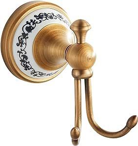 Elegant, Detailed Antique-style Brass Wall Hooks for Updated Hallway Decor Duck Style Shape Design Brass Wall Hooks - Product Image 4