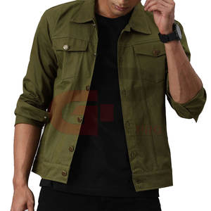 Chaqueta vaquera Moq baja al mejor precio para hombre, la última chaqueta vaquera hecha a medida para hombre al por mayor - Product Image 1