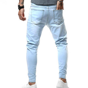 Hot New <b>Men's</b> Denim Stylish High Solid Print Factory Made Streetwear Lightweight Knit Spandex Cotton <b>Men's</b> Outdoor Pants - Product Image 6