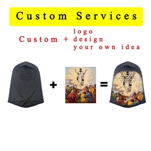 Low MOQ New Fashion Puff Printed Image Style Kanye <b>Mask</b> High Elastic Breathable Hip Hop Windproof Balaclava Common DDP Shipping - Product Image 6