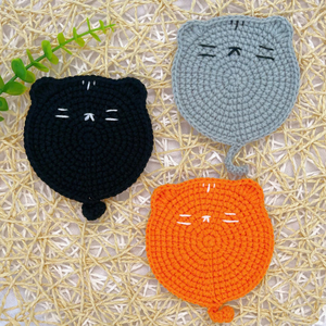 Posavasos de Flores de Rosa Tejidas a Crochet con Lana Hecha a Mano, Diseño Clásico, Reutilizable, Grosor de 5 mm, Regalo para el Día de la Madre, Vietnam - Product Image 3